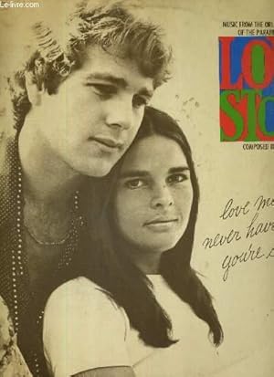 1 DISQUE AUDIO 33 TOURS -LOVE STORY - MUSIC FROM THE ORIGINAL SOUNDTRACK OF THE PARAMOUNT PICTURE...