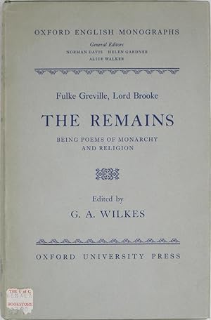 The Remains: Being Poems of Monarchy and Religion