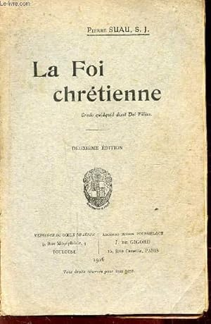 Seller image for LA FOI CHRETIENNE for sale by Le-Livre