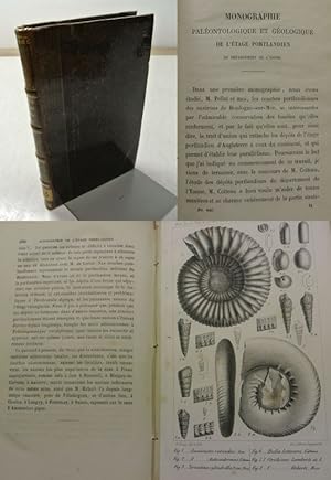 Immagine del venditore per Monographie palontologiques et gologique de l'tage portlandien du dpartement de l'Yonne. Extrait du Bulletin de la Socit des Sciences Historiques et Naturelles de l'Yonne, 2e serie, vol. 1. venduto da Antiquariat Bookfarm