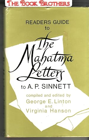 Seller image for Reads Guide to The Mahatma Letters to A.P. Sinnett for sale by THE BOOK BROTHERS