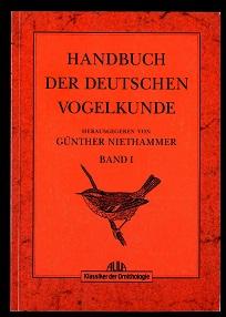 Handbuch der Deutschen Vogelkunde.