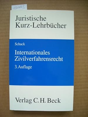 Immagine del venditore per Internationales Zivilverfahrensrecht : ein Studienbuch venduto da Gebrauchtbcherlogistik  H.J. Lauterbach