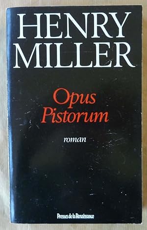 Imagen del vendedor de Opus Pistorum. a la venta por librairie sciardet