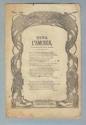 Viva l'America. Words and music by H. Millard
