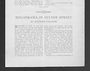 Seller image for Melodrama In Fulton Street for sale by Legacy Books II