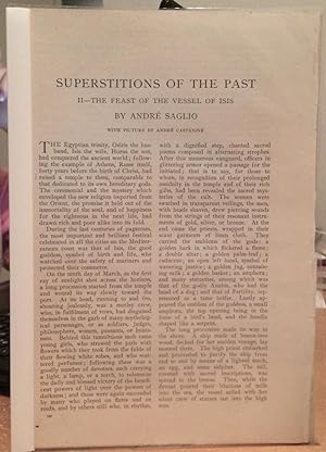 Seller image for Superstitions Of The Past Part II: The Feast Of The Vessel Of Isis for sale by Legacy Books II