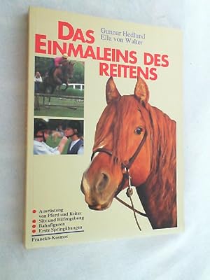 Seller image for Das Einmaleins des Reitens. for sale by Versandantiquariat Christian Back