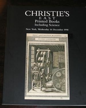Printed Books including Science; December 16, 1998; Sale Number 8189