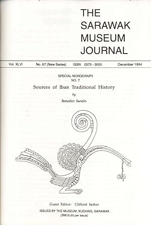 Immagine del venditore per Sources of Iban Traditional History (Special Monograph, 7) venduto da Masalai Press