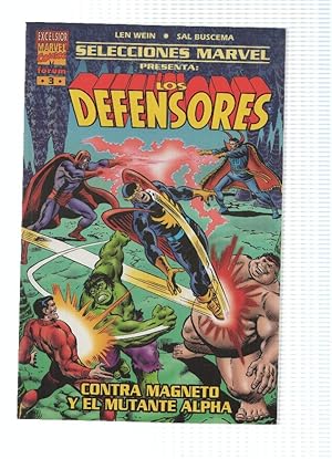 Bild des Verkufers fr Selecciones Marvel, Numero 03: LOS DEFENSORES contra Magneto y el Mutante Alpha (Forum 1999) zum Verkauf von El Boletin