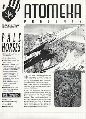 Seller image for ATOMEKA - March 1993: PALE HORSES (New Releases from Atomeka Comics for sale by El Boletin