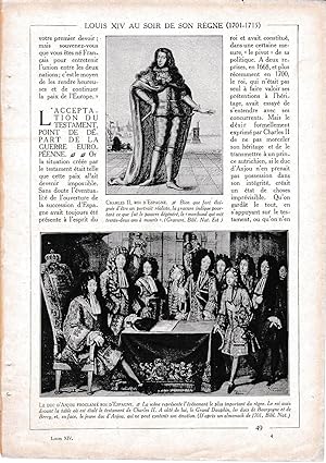 Image du vendeur pour LAMINA 30093: Charles II Roi d Espagne et Le Duc d Anjou proclame Roi d Espagne mis en vente par EL BOLETIN