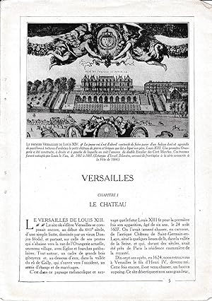 Image du vendeur pour LAMINA 30037: Le premier Versailles de Louis XIV mis en vente par EL BOLETIN