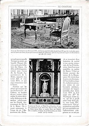 Image du vendeur pour LAMINA 30042: Table du Traitee de paix 29 julliet 1919 et Detail Galerie des Glaces mis en vente par EL BOLETIN