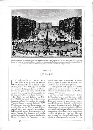 Image du vendeur pour LAMINA 30051: Bassin du Dragon Allee d Eau Fontaine de la Pyramide et corps central du chateau sous Louis XIV mis en vente par EL BOLETIN