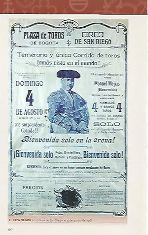 Image du vendeur pour LAMINA COSSIO 50942: El Papa Negro en el Circo de San Diego en 1918 mis en vente par EL BOLETIN