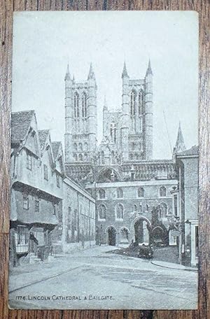 Postcard No. 1776 "Lincoln Cathedral & Bailgate"