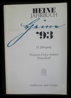 Seller image for Heine Jahrbuch 1993, 32. Jahrgang for sale by ANTIQUARIAT Franke BRUDDENBOOKS