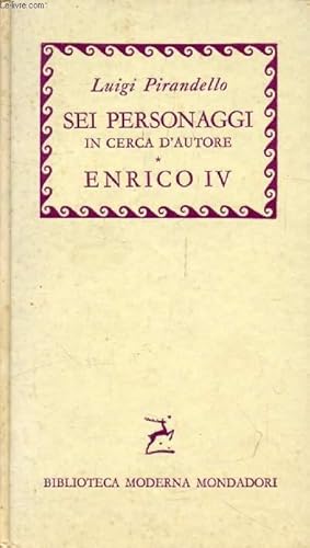 Seller image for MASCHERE NUDE, SEI PERSONAGGI IN CERCA D'AUTORE, ENRICO IV for sale by Le-Livre