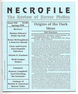 Imagen del vendedor de Necrofile: The Review of Horror Fiction: Issue 28; Spring 1998 a la venta por Dark Hollow Books, Member NHABA, IOBA