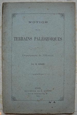 Notice sur les terrains paléozoiques du département de l'Hérault.