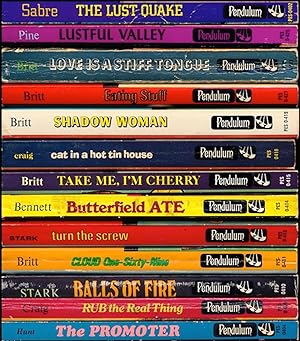 Pendulum Books: Exotic Special series (13 vintage adult paperbacks)