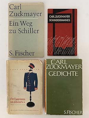 Seller image for DER HAUPTMANN VON KPENICK; SCHINDERHANNES; GEDICHTE; EIN WEG ZU SCHILLER (3 ARE SIGNED) for sale by Atlanta Vintage Books