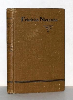 Bild des Verkufers fr Friedrich Nietzsche. Ein Lebensbild. zum Verkauf von Antiquariat Stefan Wulf