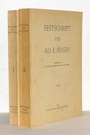 Bild des Verkufers fr Festschrift fr Ad. E. Jensen. 2 Bnde. zum Verkauf von Antiquariat Stefan Wulf