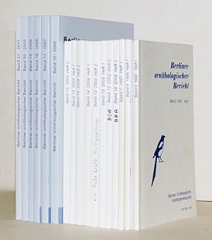 Immagine del venditore per Berliner ornithologischer Bericht. Band 2 (2006) - Band 21 (2011). venduto da Antiquariat Stefan Wulf