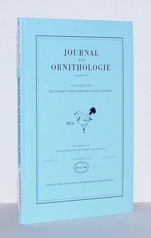 Seller image for Journal zur Ornithologie. Sonderheft, Band 139. Dez. 1998. Zeitschrift der Deutschen Ornithologen-Gesellschaft. for sale by Antiquariat Stefan Wulf