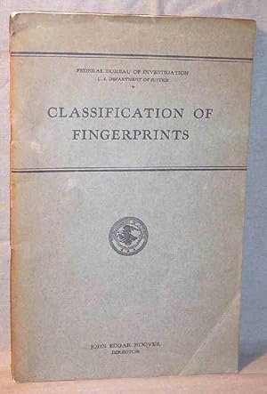 CLASSIFICATION OF FINGERPRINTS 1936 Edition