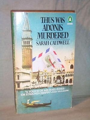 THUS WAS ADONIS MURDERED - Penguin Crime Fiction