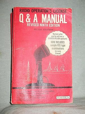 RADIO OPERATOR'S LICENSE Q/A MANUAL : 9th Edition