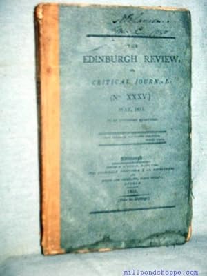 THE EDINBURGH REVIEW, OR CRITICAL JOURNAL: May 1811 No. XXXV