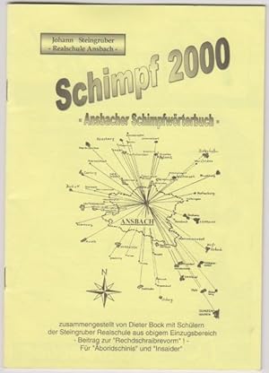Bild des Verkufers fr Schimpf 2000 - Ansbacher Schimpfwrterbuch - zum Verkauf von Elops e.V. Offene Hnde