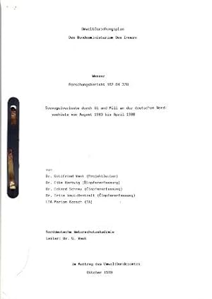 Imagen del vendedor de Seevogelverluste durch l und Mll an der Deutschen Nordseekste von August 1983 bis April 1988. a la venta por Buchversand Joachim Neumann