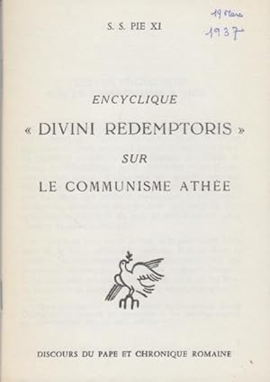 Seller image for Encyclique "divini redemptoris" sur le communisme athe for sale by crealivres