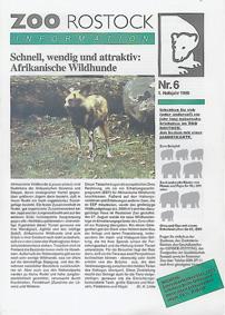 Bild des Verkufers fr Zoo-Info Nr. 6, 1. Halbjahr 1996 zum Verkauf von Schueling Buchkurier