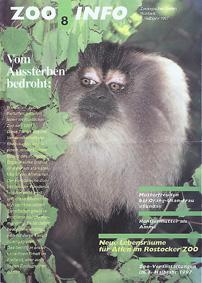Bild des Verkufers fr Zoo-Info Nr. 8, 1. Halbjahr 1997 (1x mit zstl Infofaltblatt Wanderus und Husarenaffen) zum Verkauf von Schueling Buchkurier