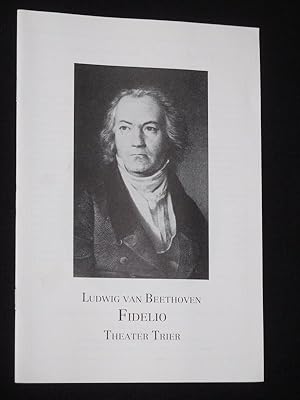 Seller image for Programmheft 2 Theater Trier 1989/90. FIDELIO nach Bouilly von Sonnleitner/ Treitschke, Beethoven (Musik). Musikal. Ltg.: Reinhard Petersen, Insz.: Werner Michael Esser, Bhnenbild: Karel Spanhak, Kostme: Eva-Maria Pfeifer-Schiessl. Mit Horst Lorig, Dario Fabbri, Garry Grice, Lia Frey-Rabine, Werner Mann, Nancy Green, Berthold Hirschfeld, Guillermo Olivares, Manfred Klee for sale by Fast alles Theater! Antiquariat fr die darstellenden Knste