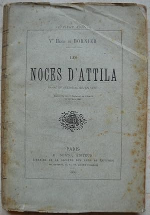 Imagen del vendedor de Les noces d'Attila. a la venta por Librairie les mains dans les poches