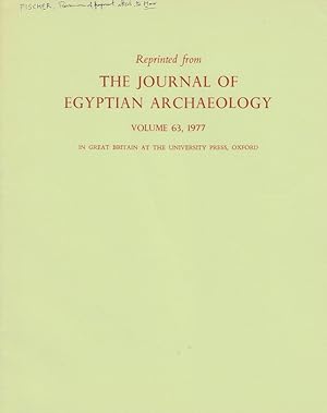 Seller image for The Provenance of a Fragment Attributed to Hnw at Saqqra. (The Journal of Egyptian Archaeology). for sale by Librarium of The Hague