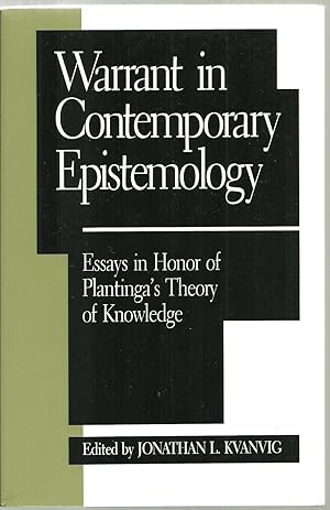 Bild des Verkufers fr Warrant in Contemporary Epistemology: Essays in Honor of Plantinga's Theory of Knowledge zum Verkauf von Sabra Books