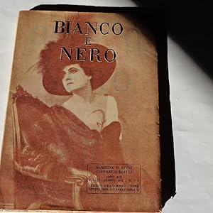 Bianco e Nero Anno XIII- Numero 7-8 Luglio-Agosto 1952 Rassegna Mensile Di Studi Cinematografic