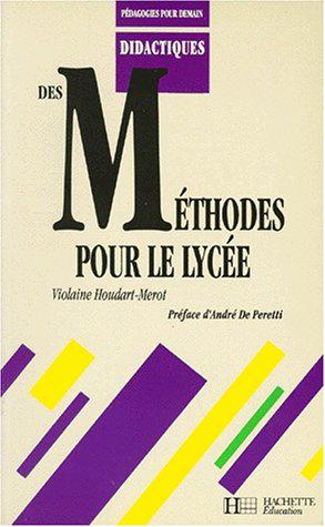 Bild des Verkufers fr Des mthodes pour le Iyce zum Verkauf von JLG_livres anciens et modernes