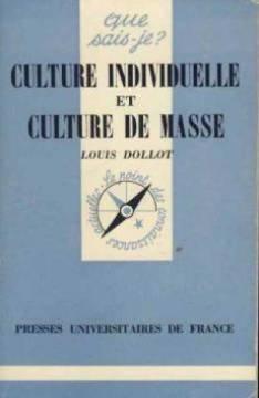 Seller image for Culture individuelle et culture de masse for sale by JLG_livres anciens et modernes