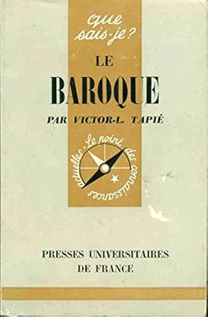 Image du vendeur pour Le baroque mis en vente par JLG_livres anciens et modernes