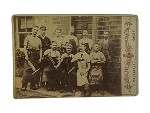 Cabinet Card of a Group of Tanners